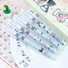 [ Set 10 Hộp ] Bút Bi [ 0.5mm - Đen - 1 Hộp 4 Cây ] - 95653