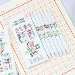 [ Set 10 Hộp ] Bút Bi [ 0.5mm - Đen - 1 Hộp 6 Cây ] - 95657