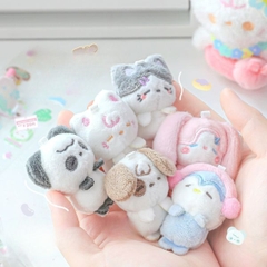 [ Set 6 Cái ] Móc Khoá Túi Gấu Cao Cấp ROSYPOSY - 95862