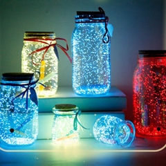 [ Set 10 Cái ] Bình Đựng Sao Dạ Quang [ Giao Nhiều Màu -  Chỉ Bình Và Nắp ] - 96143