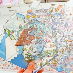 [ Set 12 Túi ] Sticker Trang Trí 3D [ 18.5*23cm ] - 96227