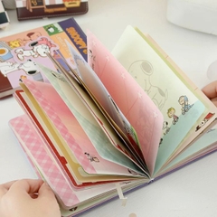 [ Set 5 Quyển ] Sổ Nhật Ký Snoopy [ 130*180mm - Bìa Da - Giấy Hoạ Tiết ] - 16322