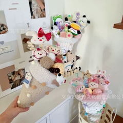 [ Set 2 Bó ] Hoa Gấu Bông [ Hoa + Túi + Dây Đèn+ Thiệp 20*30 ] - 16384