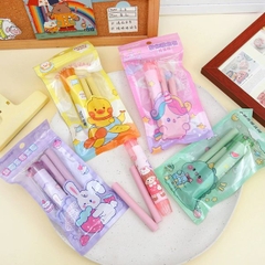 [ Set 10 Túi ] Dụng Cụ Tẩy Xoá [ 1 Bút - 2 Tẩy ] - 16441
