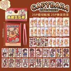 [ Set 12 Quyển ] Sticker Trang Trí 3D - 16454