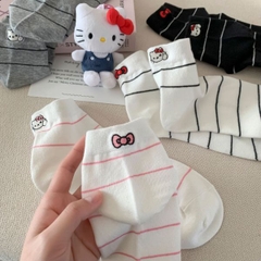 [ Set 12 Đôi ] Vớ Ngắn [ Polyester - Mỏng ] - 16633