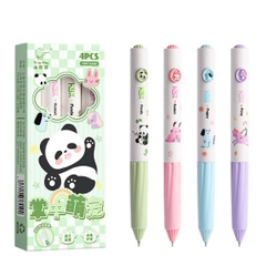 [ Set 5 Hộp ] Bút Bi [ 0.5mm - Đen - Hộp 4 Cây ] - 16679