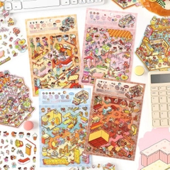 [ Set 12 Túi ] Sticker 3D [ 12.9*19cm ] - 16810