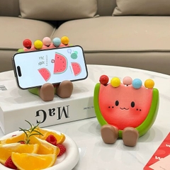 [ Set 2 Bộ ] Đựng Nữa Dưa Hấu + Nĩa Macaron - 16829