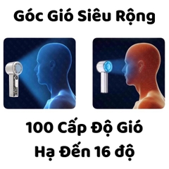 [ Set 5 Cái ] Quạt Sạc Sò Lạnh 100 Cấp Gió V2 - 16928