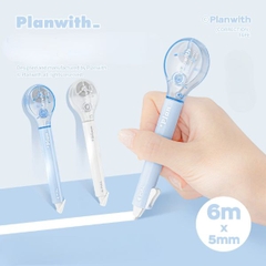 [ Set 5 Cây ] Bút Xoá Kéo Planwith [ 6m*5mm ] - 17034