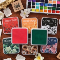 [ Set 2 Hộp ] Mực Con Dấu Gỗ - 17577