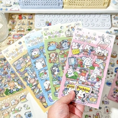 [ Set 12 Túi ] Sticker Cute [ 1 Túi 4 Tấm ] - 17580