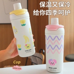 [ Set 2 Cái ] Bình Giữ Nhiệt [ 600ml - Inox 316 ] - 17962