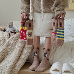 [ Set 5 Đôi ] Vớ Dài Mùa Đông Capybara [ Cotton / Có Tag Treo ] - 18034
