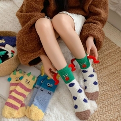 [ Set 5 Đôi ] Vớ Dài Mùa Đông [ Cotton / Có Tag Treo ] - 18035