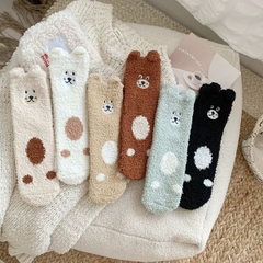 [ Set 5 Đôi ] Vớ Dài Mùa Đông [ Polyester / Có Tag Treo ] - 18059