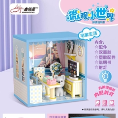 [ Set 8 Bộ ] Mô Hình Nhà DIY - 18102