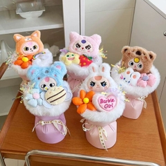 [ Set 2 Bó ] Hoa Gấu Bông - 18097