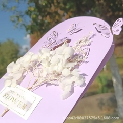 [ Set 12 Cái ] Thiệp Hoa Khô [ Đựng Hộp ] - 18114