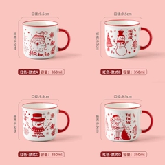 [ Set 4 Cái ] Ly Cốc Sứ - 18154