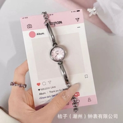 Đồng Hồ Nữ Thạch Anh Hồng GEDI [ Thép Không Rỉ / Chống Nước / Kính Dày 8mm / Đường Kính 23mm / Size Tay : 12.5-18cm ] - 18358