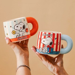 [ Set 2 Cái ] Ly Cốc Sứ Snoopy [ Hộp Đẹp ] - 18389