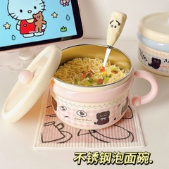 [ Set 2 Cái ] Tô Ăn Mỳ Inox 304 - 18409