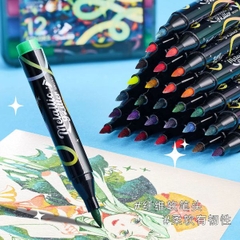 [ Set 2 Hộp ] Bút Dạ Kim Tuyến [ 12-24-36-48 Màu ] - 19213