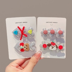 [ Set 10 Vỉ ] Kẹp Tóc [ Vỉ 2 Cái ] - 19236