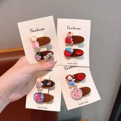 [ Set 10 Vỉ ] Kẹp Tóc Hello Kitty [ Vỉ 2 Cái ] - 19235