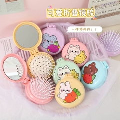 [ Set 20 Cái ] Gương / Lược Bỏ Túi [ 6.4*7.2cm ] - 19297