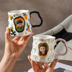 [ Set 2 Cái ] Ly Cốc Sứ - 19359