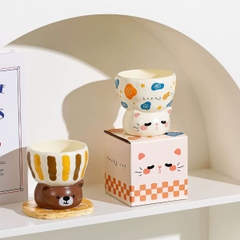 [ Set 2 Cái ] Ly Cốc Sứ [ Hộp Đep ] - 19452