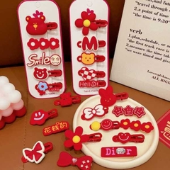 [ Set 10 Vỉ ] Kẹp Tóc [ Vỉ 5 Cái ] - 19561