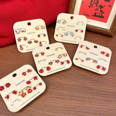 [ Set 5 Vỉ ] Bông Tai - 19621