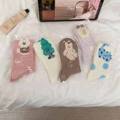 [ Set 10 Đôi ] Vớ Dài [ Cotton / Đóng Gói Riêng Lẻ ] - 19677