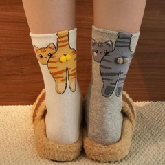 [ Set 10 Đôi ] Vớ [ Cotton / Có Tag Treo ] - 19732