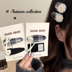 [ Set 10 Vỉ ] Kẹp Tóc [ Vỉ 2 Cái ] - 19552