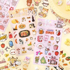 [ Set 12 Túi ] Sticker [ Túi 6 Tấm ] - 19988