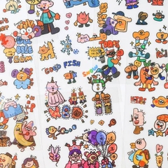 [ Set 12 Túi ] Sticker [ Túi 4 Tấm ] - 19996