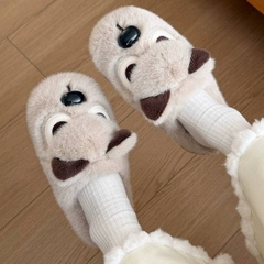 [ Set 2 Đôi ] Dép Bông Cún Quạo [ Size : 36 > 41 ] - 19977