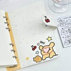 [ Set 5 Quyển ] Sổ Còng Bìa Da Zootopia [ A6 ] - 20071