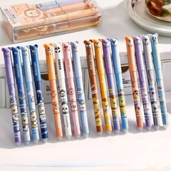 [ Set 4 Hộp] Bút Bi Xoá Được [ 0.5mm / Xanh / Hộp 12 Cây ] - 20075