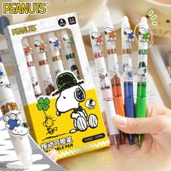 [ Set 5 Hộp] Bút Bi Xoá Được [ 0.5mm / Xanh / Hộp 4 Cây ] - 20077