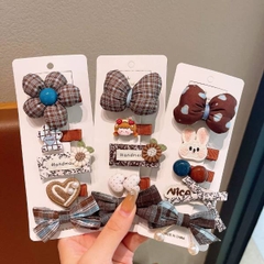 [ Set 8 Vỉ ] Kẹp Tóc - 20108