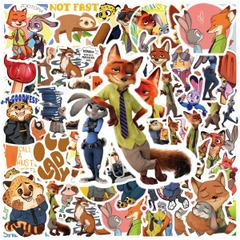 [ Set 10 Túi ] Sticker PVC Zootopia [ 65 Miếng ] - 20174