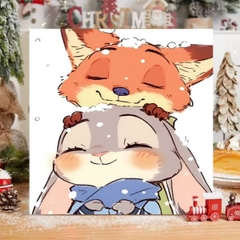 [ Set 10 Cái ] Tranh Số Hoá Zootopia [ Size : 20*20cm / 30*30cm ] - 20177