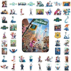 [ Set 10 Túi ] Sticker PVC Zootopia [ 74 Miếng ] - 20271