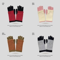 [ Set 5 Đôi ] Găng Tay Len - 20347